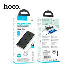 HOCO - Extension Toma Corriente Cargador Carga Rapida 17w Ac7