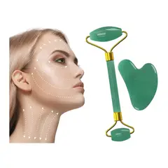 OEM - Rodillo Masajeador Facial y Gua sha