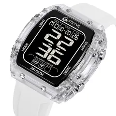 OEM - Reloj Hombre Deportivo STRYVE 8031 Digital Blanco