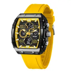 SMAEL - Reloj Hombre 8109 Análogo-Digital Amarillo