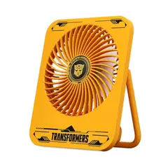 TRANSFORMERS - Ventilador de escritorio portatil recargable - AMARILLO