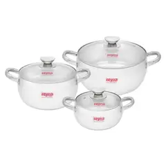 Reyna - Juego 3 ollas bombe (6 piezas)