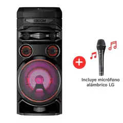 LG - MINICOMPONENTE XBOOM ONE BODY RNC7 SUPER BASS BOOST NEGRO