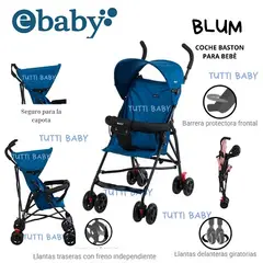 EBABY - COCHE BASTON BLUM - AZUL