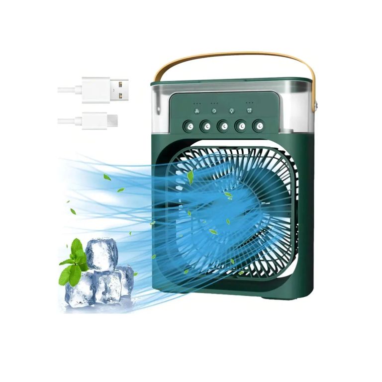 Ventilador Portátil Humidificador Aire Acondicionado - 3 En 1