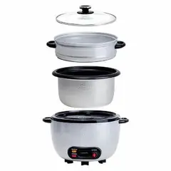 INDURAMA - Olla Arrocera con Vaporera 18L OAI-GR18 Gris