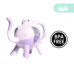 GENERICO - Mordedor de silicona de bebe elefante 3