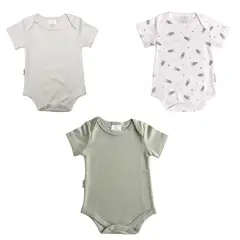 WAWA PIMA - PACK DE BODY´S 100% ALGODÓN PIMA