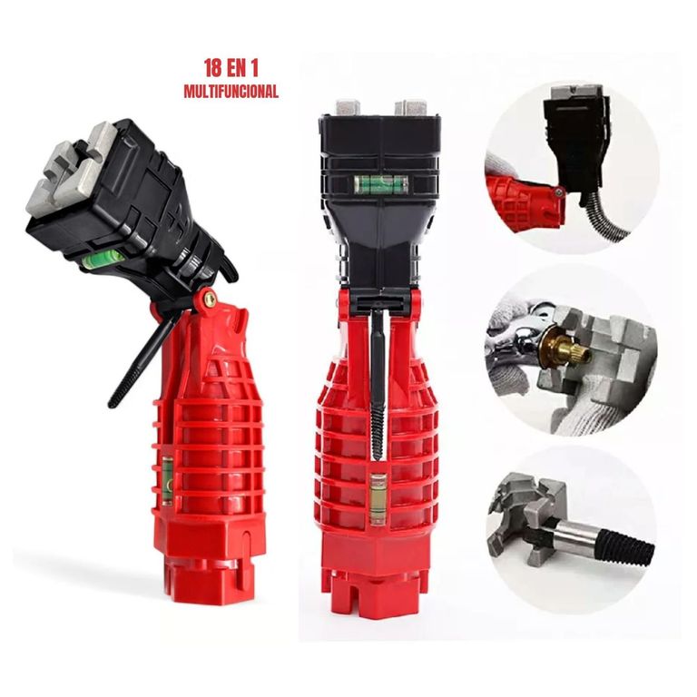 Llave  Para Gasfiteria Multifuncional 18 EN 1
