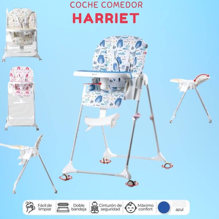 Coche comedor harriet azul