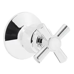 TREBOL - Llave para Ducha en Bronce Cromado Plateado