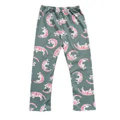 RED CARROT - Pantalon verde con gatos rojos