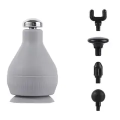 VICTORIA - Mini Pistola de Masaje Profesional con 5 Cabezales y Carga USB-C