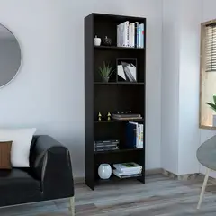 GENERICO - Biblioteca Seúl Eco  Wengue Oscuro - Envío Armado y Melamina 18mm