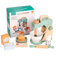 GENERICO - Batidora y utensilios de madera para niñas