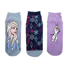 DISNEY - Medias Antideslizante Frozen Elsa Tripack