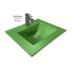 XM - LAVADERO DE LOZA CUADRADO VERDE LZ-D22-04