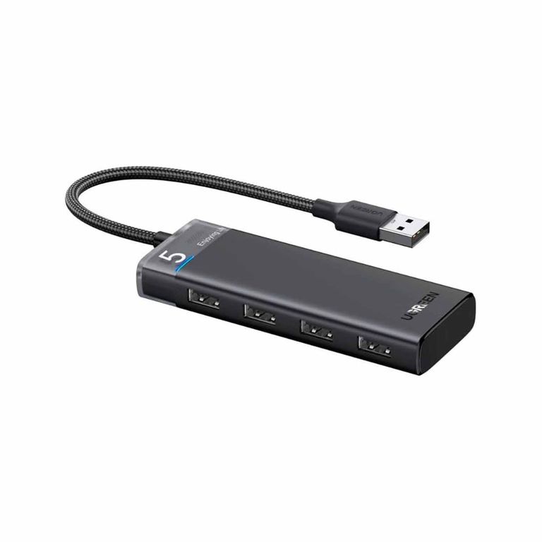 Hub 4 Puertos Usb-A Cable Alimentador Usb-A Cm653 15548