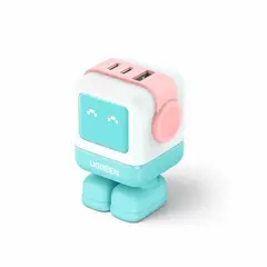 UGREEN - Cargador Robot 65 Watts Tipo C Carga Rapida Pink Blue 35856