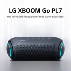 LG - Parlante bluetooth portatil xboom pl7 go black