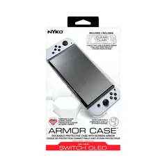 NYKO - Estuche Thin Case Nintendo Switch Oled Transparente