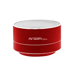 ARGOM TECH - PARLANTE INALAMBRICO CYCLONE ROJO