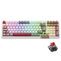 THUNDEROBOT - Teclado Gamer Mecanico Con Cable K98 Switch Red Led-RGB