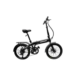 MONARK - Bicicleta Eléctrica E-bike E-Urban Aro 20 Negro Mate