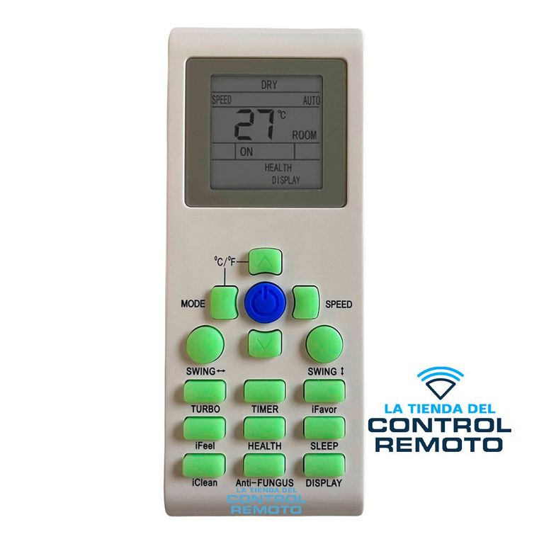 Control Remoto YKR-P002E Aire Acondicionado York