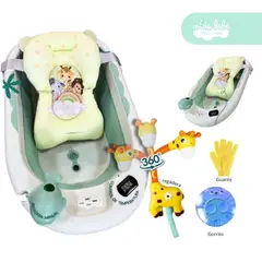 GENERICO - Bañera Plegable de Bebe modelo Aquatic verde