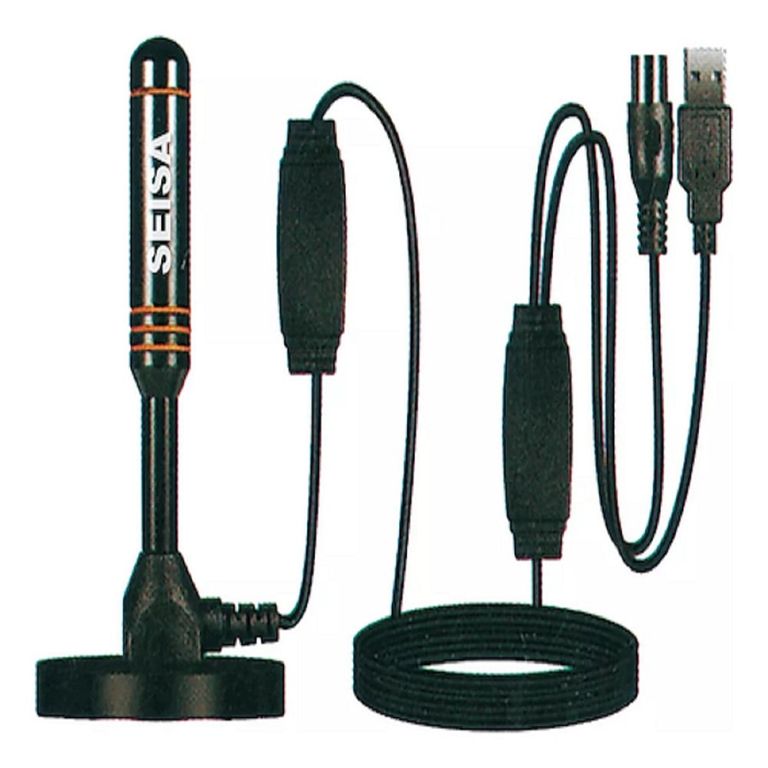 Antena Para Tv Smart HD Amplificada Interior 5m USB