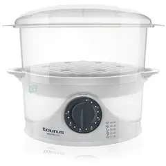 TAURUS - Vaporera de Alimentos  Blanco SALUTECOOK