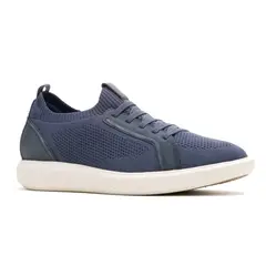 HUSH PUPPIES - Zapatilla Hombre Niles Knit Lace-Up Azul