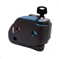 KMASTER - Candado de Disco con Funda y Alarma Moto Bicicleta