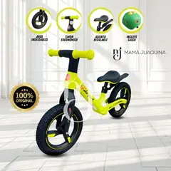 BABY - Bicicleta De Equilibrio Con Casco «THALOS PRO» Electric Yellow