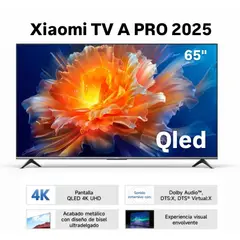 XIAOMI - TELEVISOR 65” QLED 4K UHD SMART TV A PRO 2025