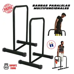 HOLGU - Barra Paralela Multifuncional Fondos abdominales + Guantes