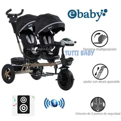 EBABY - TRICICLO MELLICERO 302-1 NEGRO
