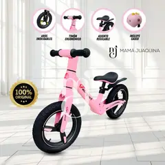 BABY - Bicicleta De Equilibrio Con Casco «THALOS PRO» Pink
