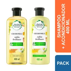 HERBAL ESSENCES - Shampoo + Acondicionador Chamomile Rubio Brillante 400 ml