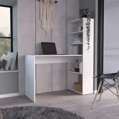 GENERICO - Escritorio Zeta Blanco - Envío Armado y Melamina 18mm