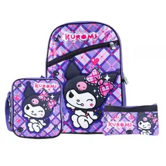 SCOOL - SET MOCHILA DLX OFICIO EVA 3D KUROMI 804814