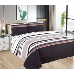 CASATEX - Cubrecama y Juego de Sábanas 2 Plz 100% Algodón - 5 Piezas