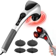 VICTORIA - Masajeador Corporal Eléctrico Con Doble Cabezal Infrarrojo