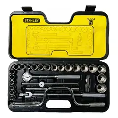 STANLEY - JUEGO DE DADOS EN MILIMETRICOS X 29 PCS DE 1/2"