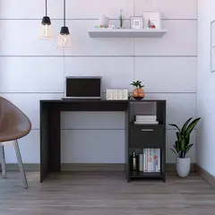 GENERICO - Escritorio Sulema Wengue Oscuro - Envío Armado y Melamina 18mm