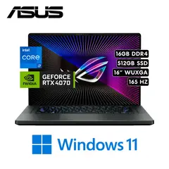 Laptop Gaming ROG Zephyrus G16 Intel Core i7 13620H 16GB 512GB RTX4070 8GB 16″ WUXGA 165Hz W11
