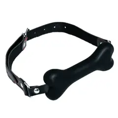 GENERICO - Mordaza Bondage Bdsm Hueso Rojo de Silicona Médica