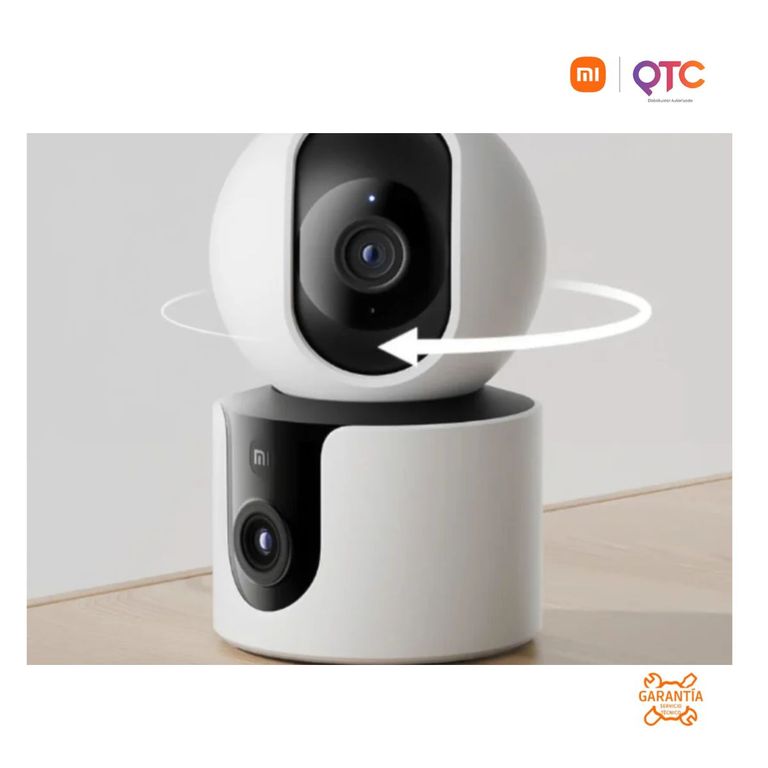 Cámara de Seguridad Smart C300 Dual EU 2K, Doble Lente, Visión Nocturna, WiFi