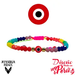 JOYERIA FENIX - Pulsera Ojo Turco Ajustable - Joyería Fénix